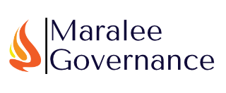 Maralee Governance Logo with Flame